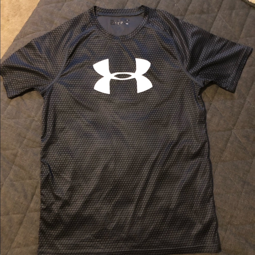Under Armour dry fit T-shirt.